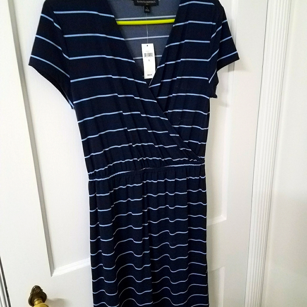 Wrap front dress